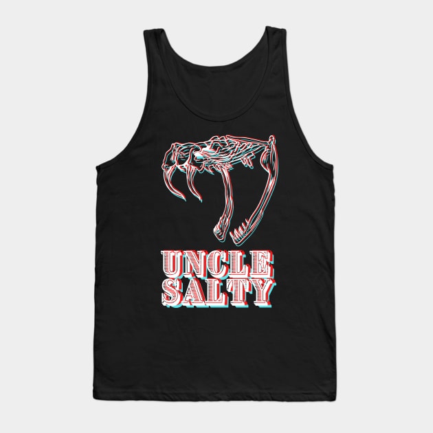 Salty Fangs Tank Top by Uncle Salty Clothing, LLC